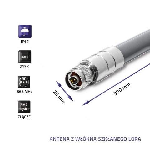 Antena LoRa | 3dBi | Zewnętrzna Antena LoRa | 3dBi | Zewnętrzna