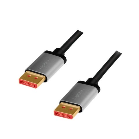 Kabel DisplayPort 8K/60 Hz,DP/M do DP/M aluminiowy 1m Kabel DisplayPort 8K/60 Hz,DP/M do DP/M aluminiowy 1m