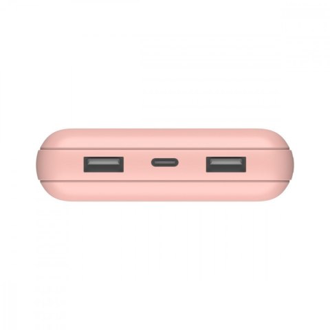 PowerBank 20 000mAh 15W USB-A/USB-C różowe złoto PowerBank 20 000mAh 15W USB-A/USB-C różowe złoto