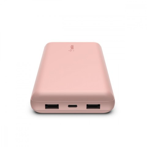 PowerBank 20 000mAh 15W USB-A/USB-C różowe złoto PowerBank 20 000mAh 15W USB-A/USB-C różowe złoto