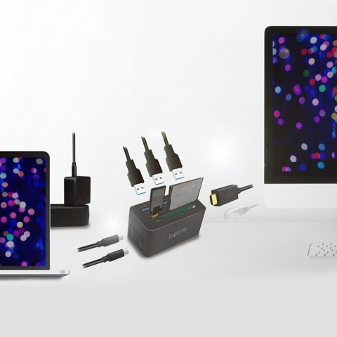 Stacja dokująca USB-C do laptopa, 4K/PD/RJ45