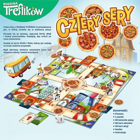 Gra Cztery sery pizza Trefliki Gra Cztery sery pizza Trefliki