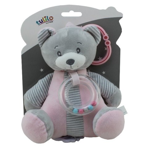 Pozytywka Miś różowy 18 cm Pozytywka Miś różowy 18 cm