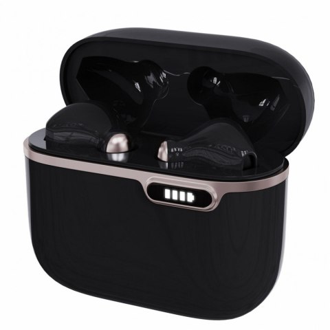 Słuchawki Bluetooth z HQ Mikrofonem TWS (USB-C) Czarne Słuchawki Bluetooth z HQ Mikrofonem TWS (USB-C) Czarne