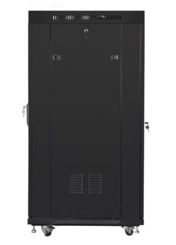 Szafa instalacyjna RACK stojąca 19 cali 37u 800x1000 czarna drzwi szklane LCD (flat pack) Szafa instalacyjna RACK stojąca 19 cali 37u 800x1000 czarna drzwi szklane LCD (flat pack)