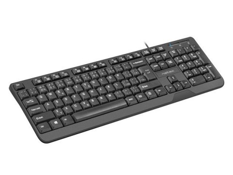 Klawiatura Trout Slim USB CZ/SK 1.8m Czarna Klawiatura Trout Slim USB CZ/SK 1.8m Czarna