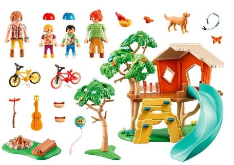 Klocki Zestaw z figurkami Family Fun 71001 Domek na drzewie ze zjeżdżalnią Klocki Zestaw z figurkami Family Fun 71001 Domek na drzewie ze zjeżdżalnią