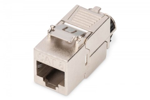 Moduł Keystone RJ45 (8P8C) kat. 8.1 STP, ekranowany, beznarzędziowy, stalowy Moduł Keystone RJ45 (8P8C) kat. 8.1 STP, ekranowany, beznarzędziowy, stalowy