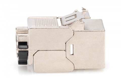Moduł Keystone RJ45 (8P8C) kat. 8.1 STP, ekranowany, beznarzędziowy, stalowy Moduł Keystone RJ45 (8P8C) kat. 8.1 STP, ekranowany, beznarzędziowy, stalowy