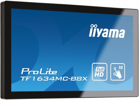 Monitor 15.6 cala TF1634MC-B8X IPS,poj.10pkt.450cd,IP65,7H,HDMI,DP Monitor 15.6 cala TF1634MC-B8X IPS,poj.10pkt.450cd,IP65,7H,HDMI,DP