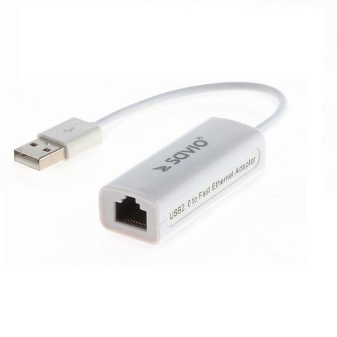 Adapter USB LAN 2.0 - Fast Ethernet (RJ45), blister, CL-24 Adapter USB LAN 2.0 - Fast Ethernet (RJ45), blister, CL-24