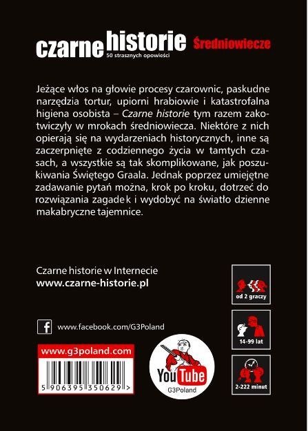 Gra Czarne Historie - Średniowiecze Gra Czarne Historie - Średniowiecze