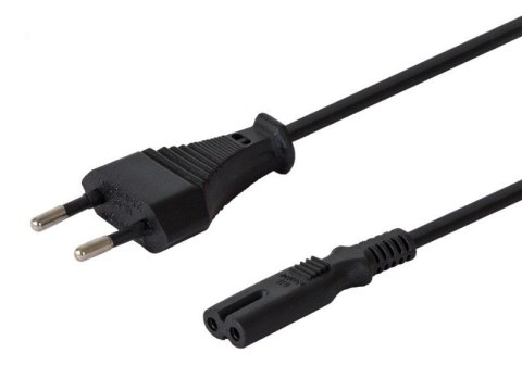 Kabel zasilający ósemka 2pin; 1,2m, CL-97 Kabel zasilający ósemka 2pin; 1,2m, CL-97