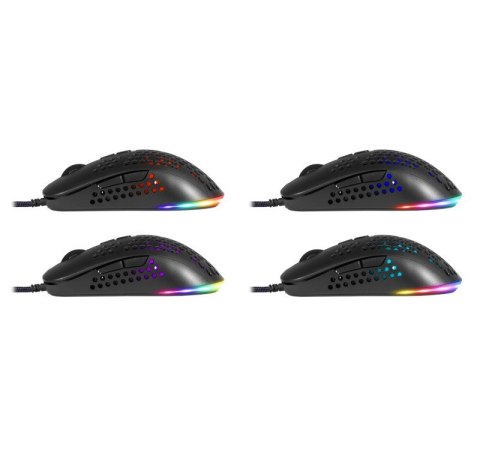 Mysz gamingowa przewodowa SHEPARD GM-620L 12800 dpi 7P RGB Mysz gamingowa przewodowa SHEPARD GM-620L 12800 dpi 7P RGB