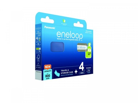 Akumulator Eneloop AAA 800 mAh 4 szt + pudełko Akumulator Eneloop AAA 800 mAh 4 szt + pudełko