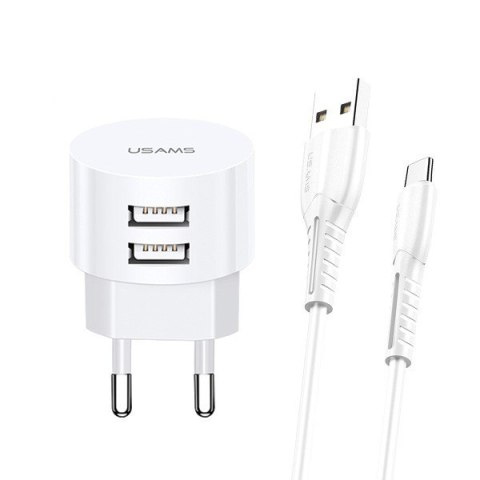 Ładowarka sieciowa T20 2xUSB 2,1A microUSB Ładowarka sieciowa T20 2xUSB 2,1A microUSB