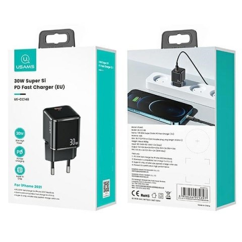 Ładowarka sieciowa T45 30W PD 3.0 Ładowarka sieciowa T45 30W PD 3.0