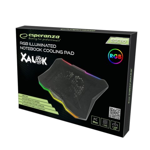 Podstawka chłodząca gaming RGB Xalok Podstawka chłodząca gaming RGB Xalok