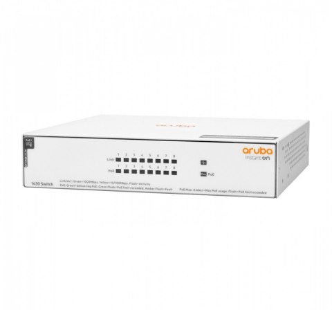 Przełącznik Switch ARUBA Instant On 1430 8x1GbE PoE R8R46A Przełącznik Switch ARUBA Instant On 1430 8x1GbE PoE R8R46A