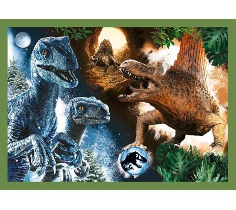 Puzzle 4w1 Groźne dinozaury Jurassic World Puzzle 4w1 Groźne dinozaury Jurassic World