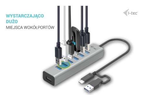 Hub USB-C Charging Metal HUB 7 Port