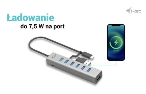 Hub USB-C Charging Metal HUB 7 Port
