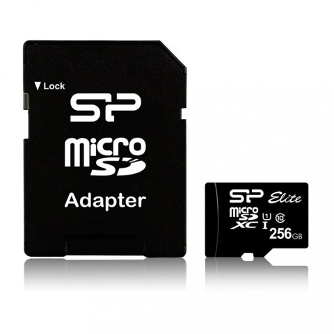 Karta pamięci microSDXC 256GB CL10/UHS-1 100/80 MB/s Elite + adapter Karta pamięci microSDXC 256GB CL10/UHS-1 100/80 MB/s Elite + adapter