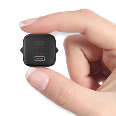 PA-B1 Black Omnia Mini Ładowarka sieciowa 1xUSB-C Power Delivery 20W 3A PA-B1 Black Omnia Mini Ładowarka sieciowa 1xUSB-C Power Delivery 20W 3A
