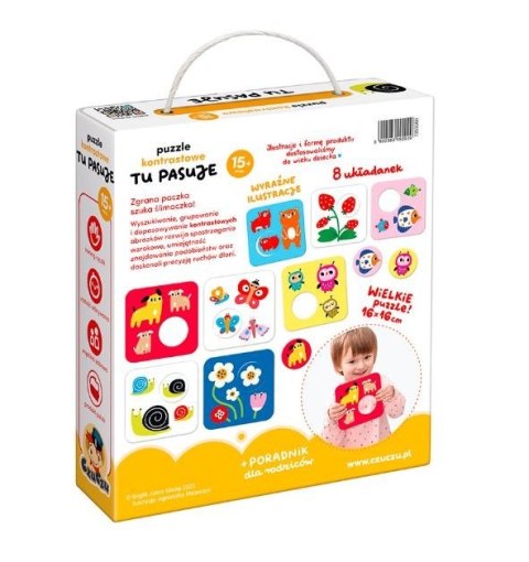 Puzzle kontrastowe - Tu pasuje Puzzle kontrastowe - Tu pasuje