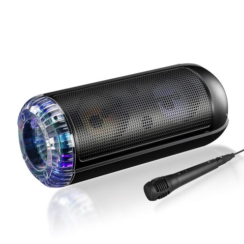 Głośnik PARTYBOX UNI BT MT3174 Bluetooth 5.0/Karaoke/FM/MP3/MicroSD/USB/AUX/LED/RMS 30W/PMPO 750W Głośnik PARTYBOX UNI BT MT3174 Bluetooth 5.0/Karaoke/FM/MP3/MicroSD/USB/AUX/LED/RMS 30W/PMPO 750W