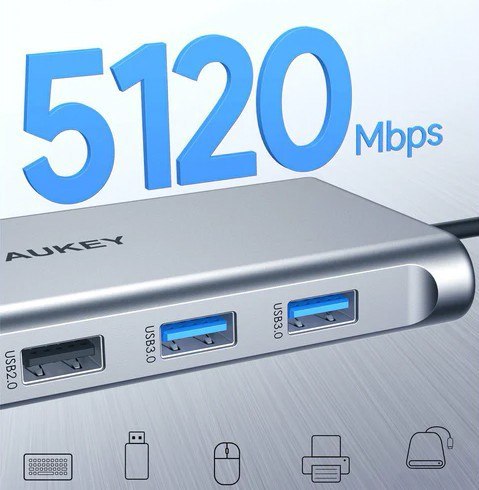 CB-C89 aluminiowy Hub USB-C | 10w1 | RJ45 Ethernet 10/100/1000Mbps | 4xUSB | HDMI 4k@30Hz | SD i microSD | USB-C Power Delivery CB-C89 aluminiowy Hub USB-C | 10w1 | RJ45 Ethernet 10/100/1000Mbps | 4xUSB | HDMI 4k@30Hz | SD i microSD | USB-C Power Delivery